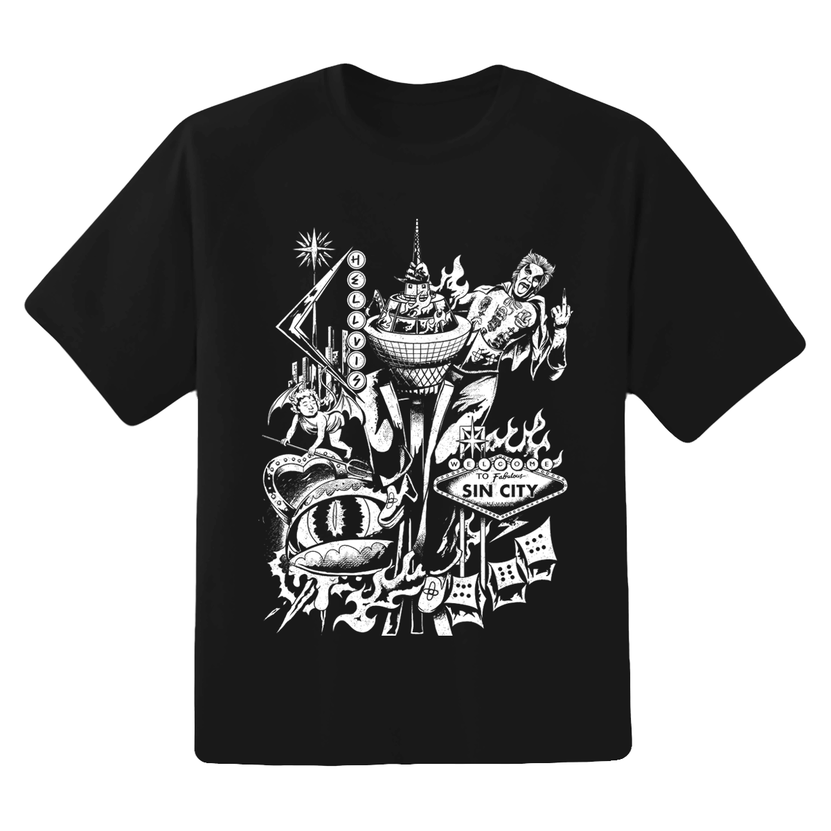 HELLVIS SIN CITY T