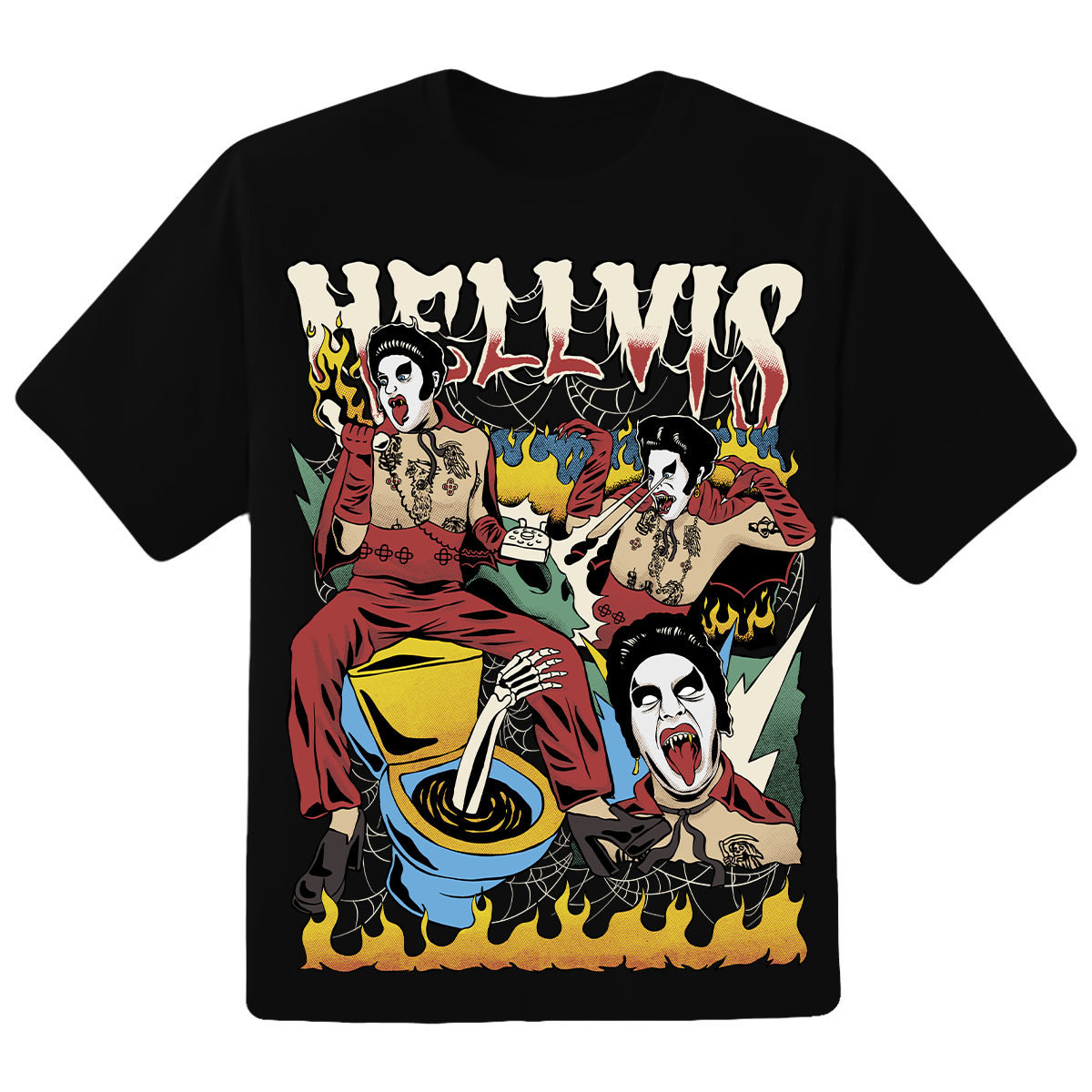 HELLVIS "STAY KOOKY AND SPOOKY" T-SHIRT