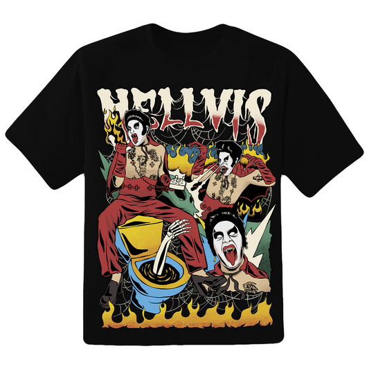 HELLVIS "STAY KOOKY AND SPOOKY" T-SHIRT
