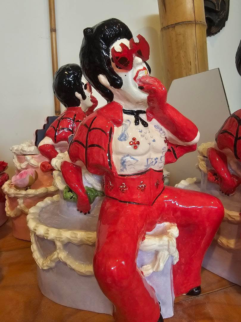 Hellvis Couple's Cocktail Mug - “Til Death” Lilac cake