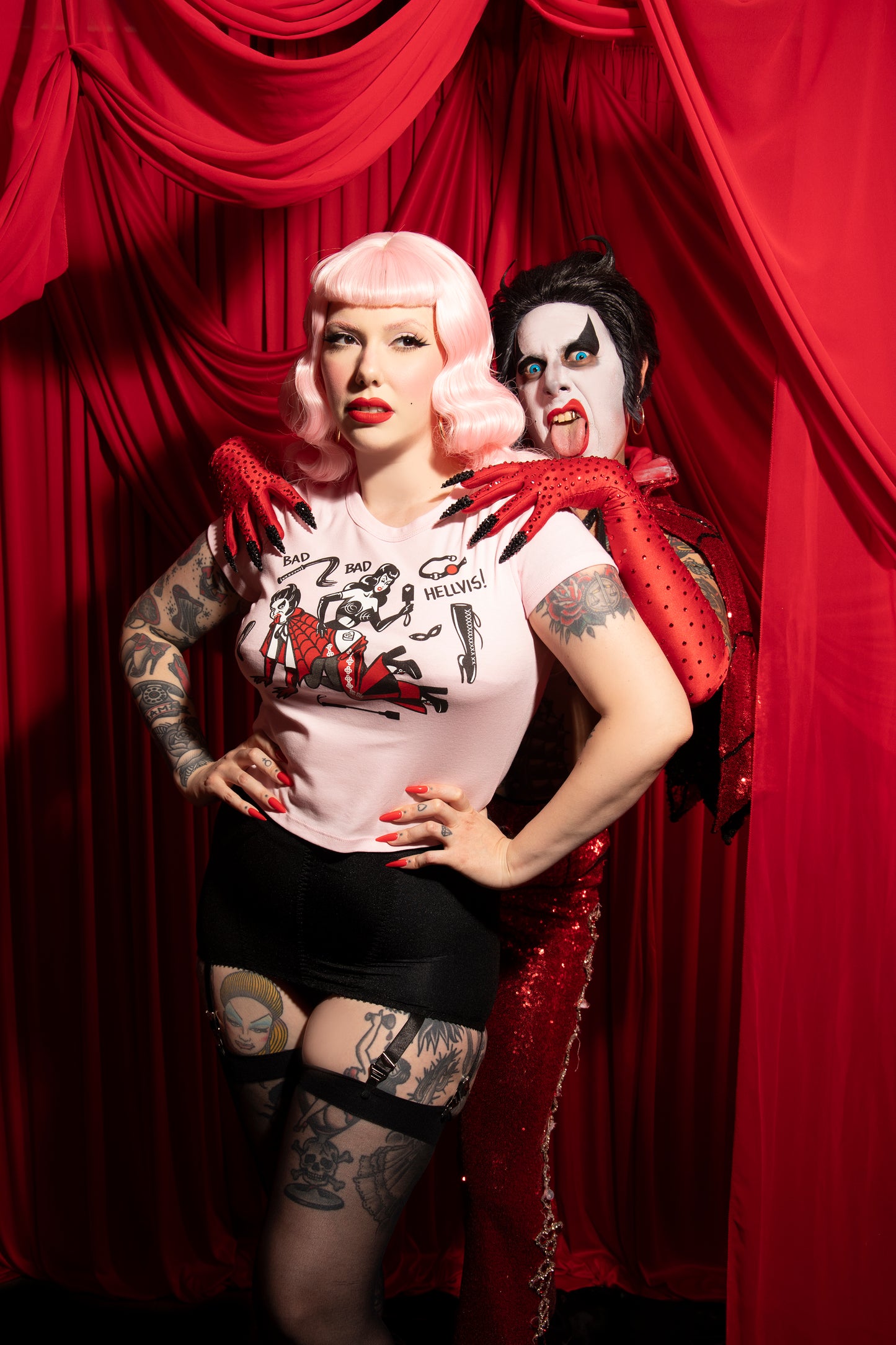 BAD HELLVIS TOP